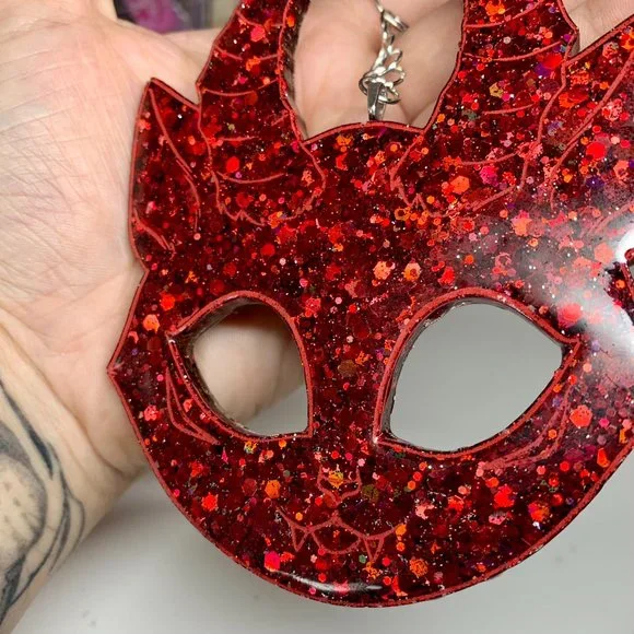 Handmade Kitty Keychain - Picture 2 of 5